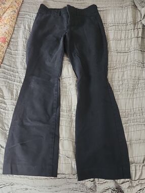 Old Navy Petite Pixie Flare Black Womens Pants